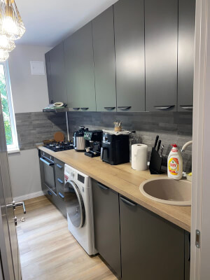 Bucătărie comandă MDF Vopsit ușă